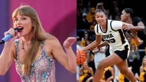 Iowa forward Jada Gyamfi drops 1-word reaction to Taylor Swift joking about male sports fans on Travis Kelce & Jason Kelce's podcast