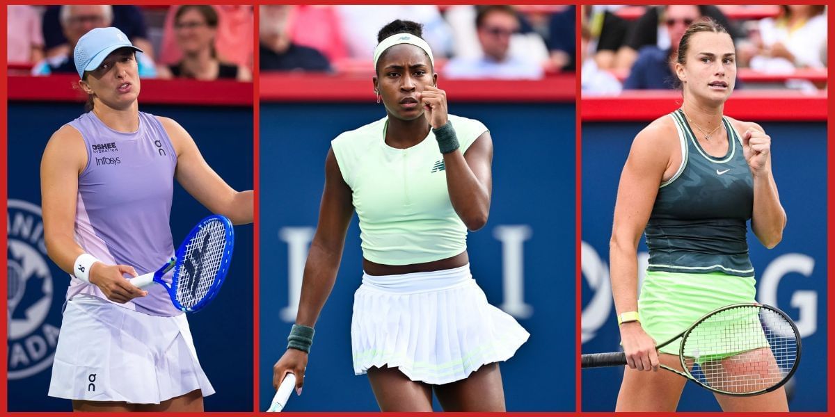 Iga Swiatek, Coco Gauff and Aryna Sabalenka(Source: Getty)