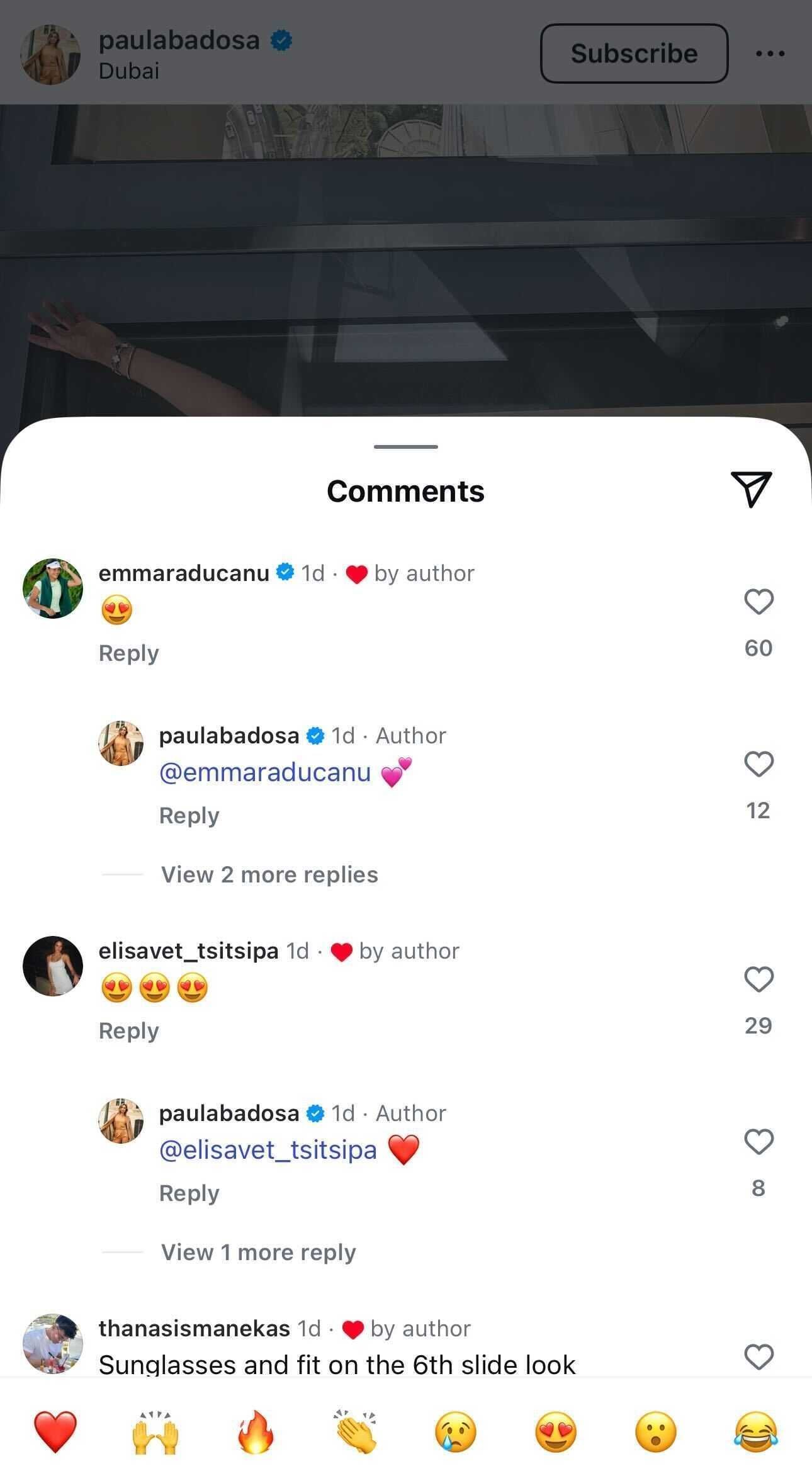 Comments section