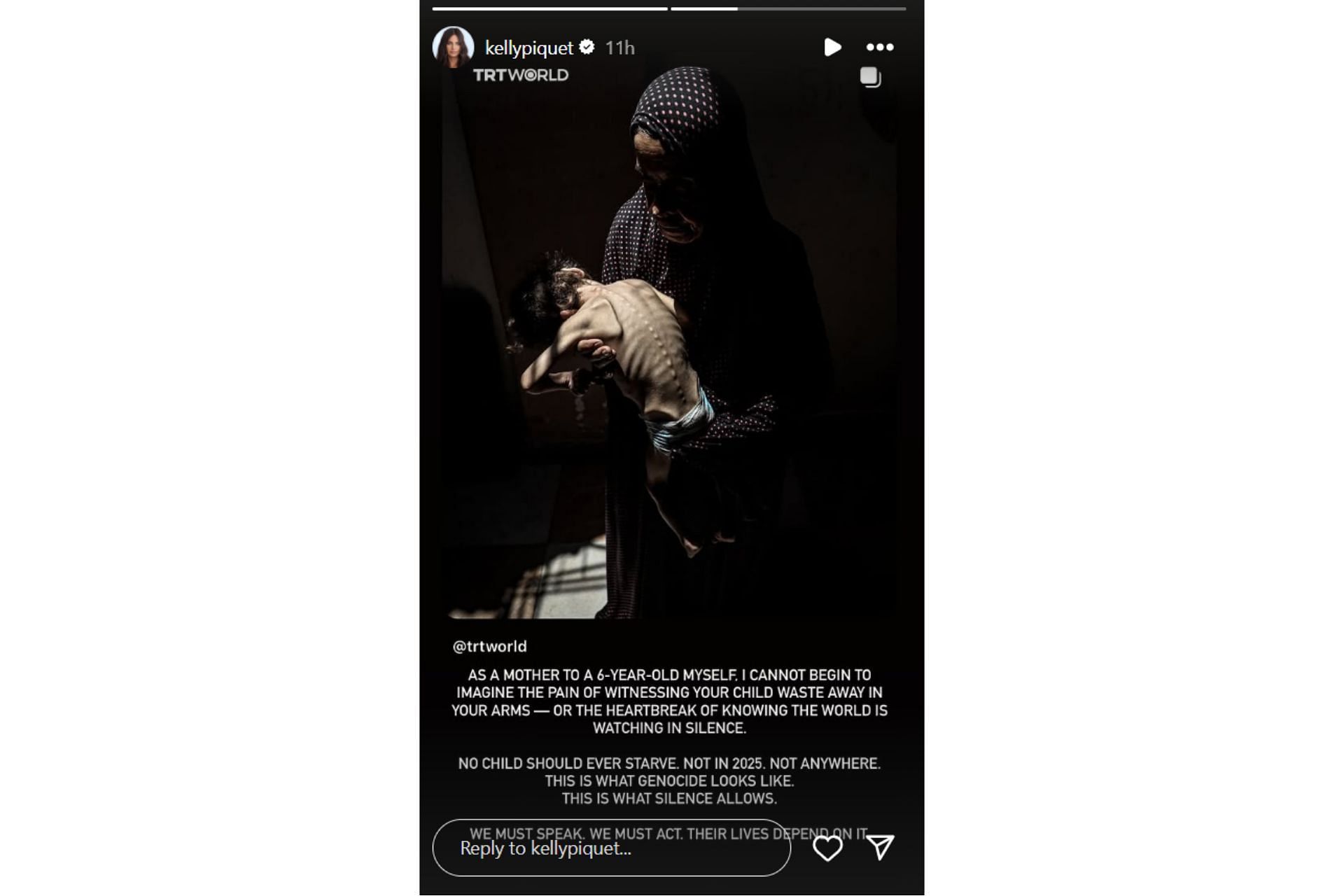 Snapshot of Max Verstappen&#039;s girlfriend&#039;s story...Credits-Instagram