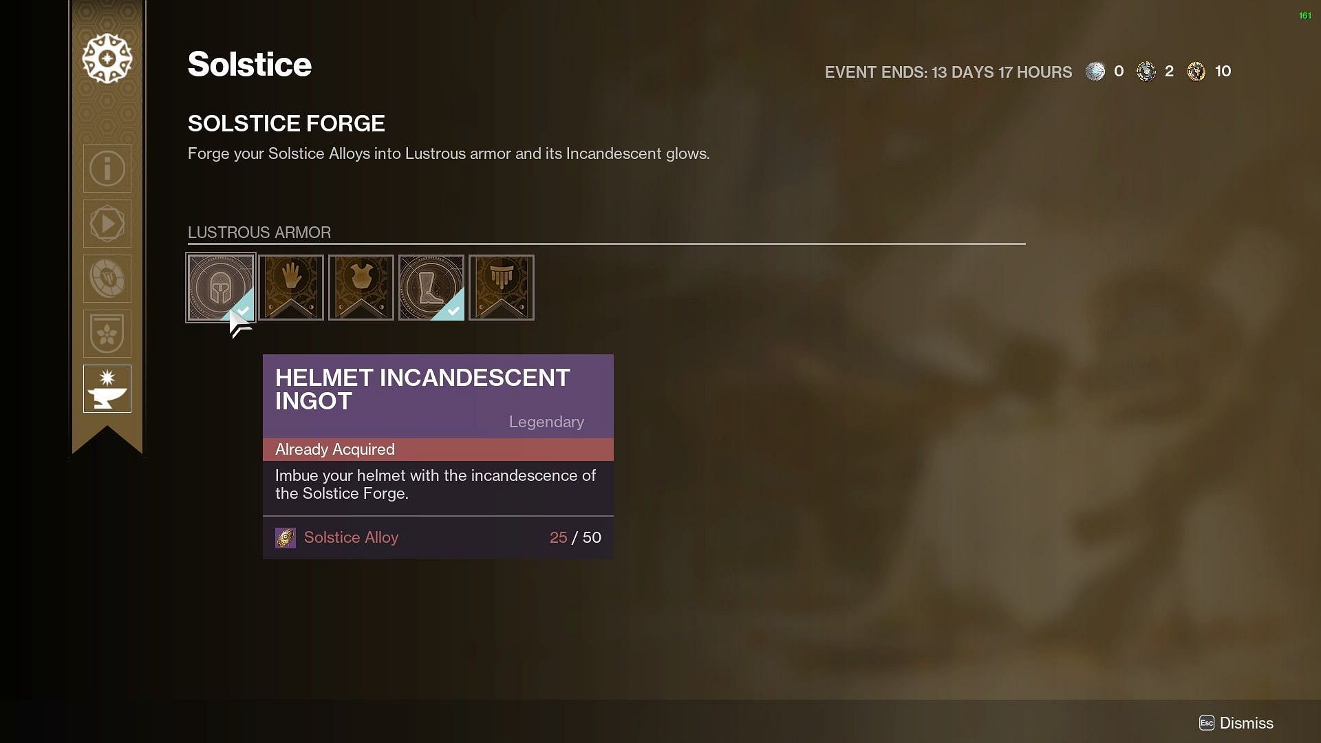 Solstice Forge in Destiny 2 (Image via Bungie)