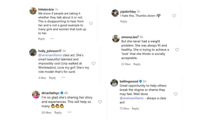 Screenshot of TODAY&#039;s Instagram post featuring fans&#039; comments | Source: IG/todayshow