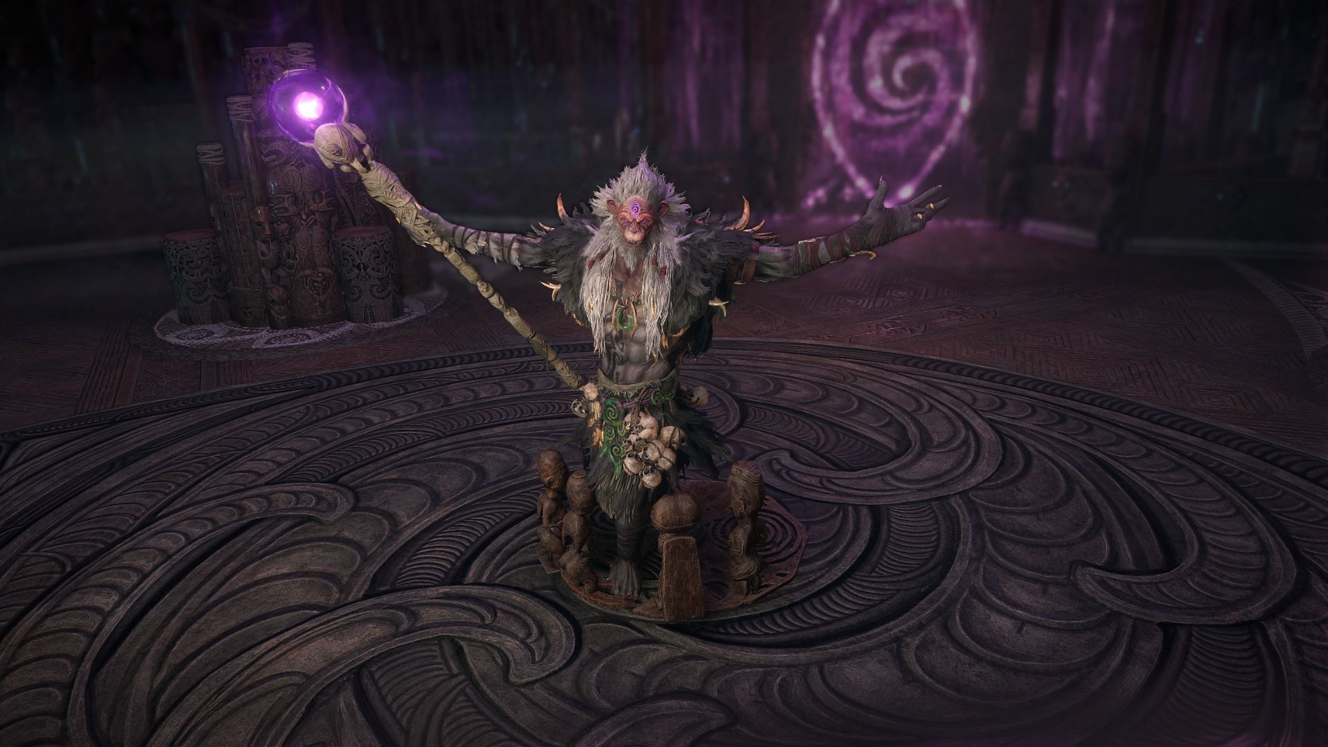 Yama awaits new arrivals at PoE 2 free weekend (Image via Grinding Gear Games)