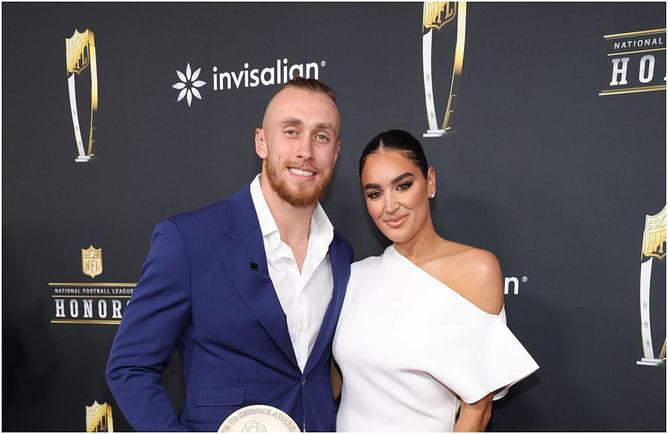 George Kittle's wife, Claire, issues 2-word complaint about 49ers star TE's Madden 26 rating