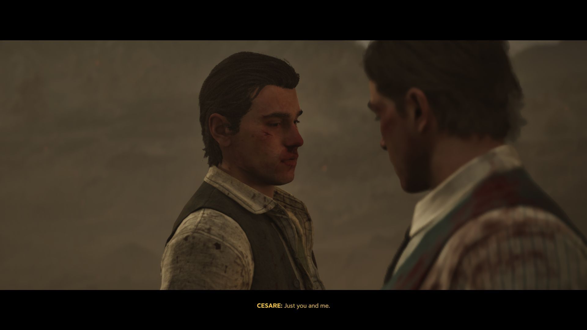Cesare&#039;s betrayal hits the hardest (Image via 2K)
