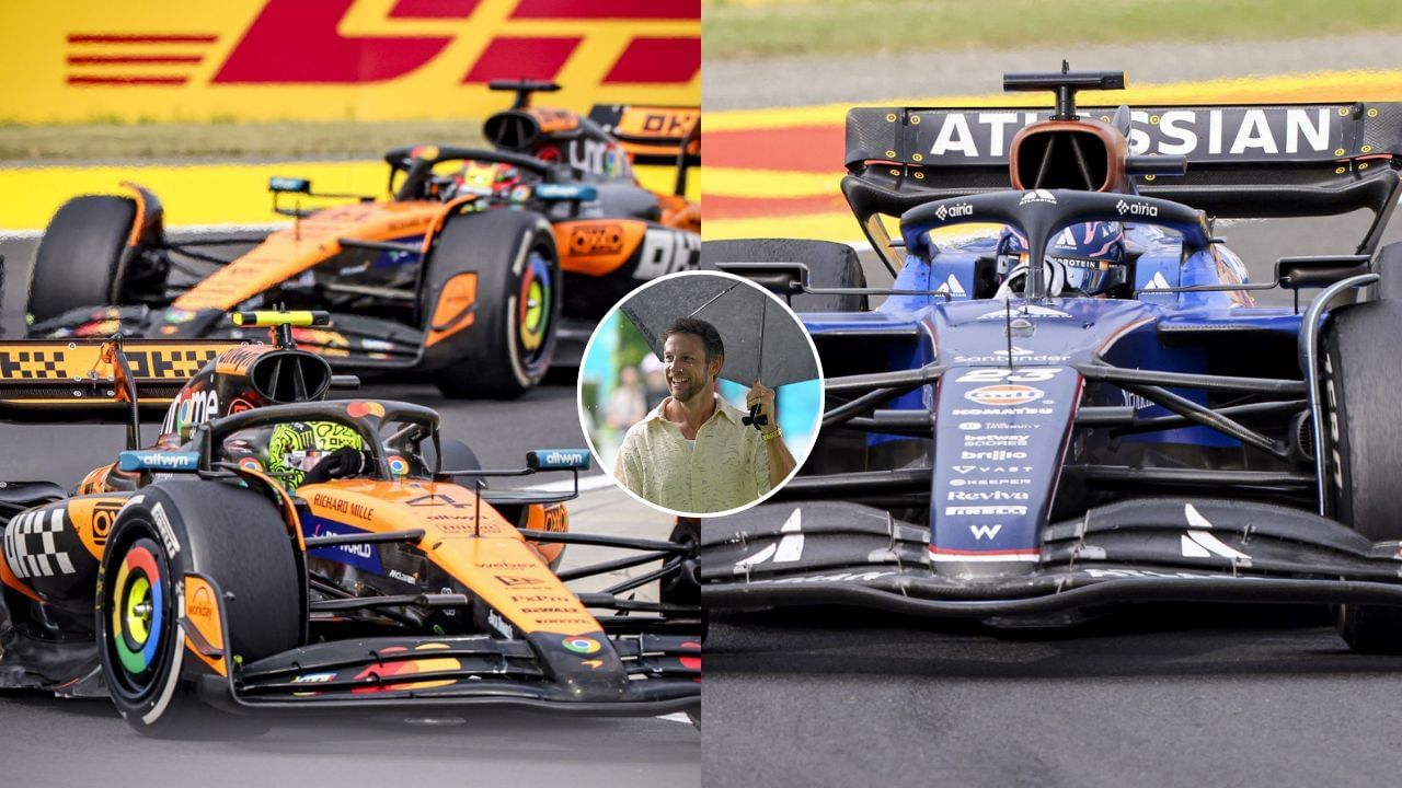 Jenson Button picks McLaren and Williams as the two most impressive teams in the 2025 F1 season. [Images via Getty]