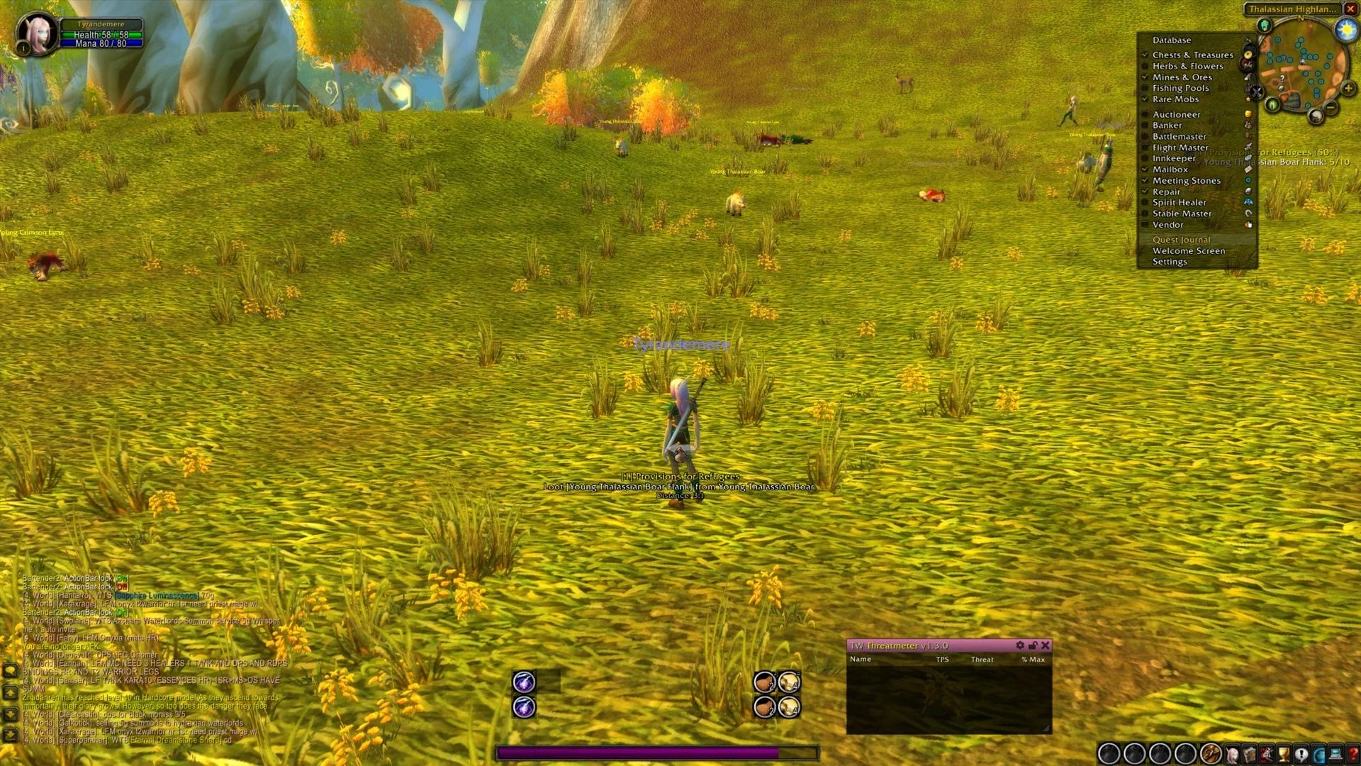 From a quest tracker/journal, to showing important things on your mini-map, pfQuests is essential (Image via Blizzard Entertainment)