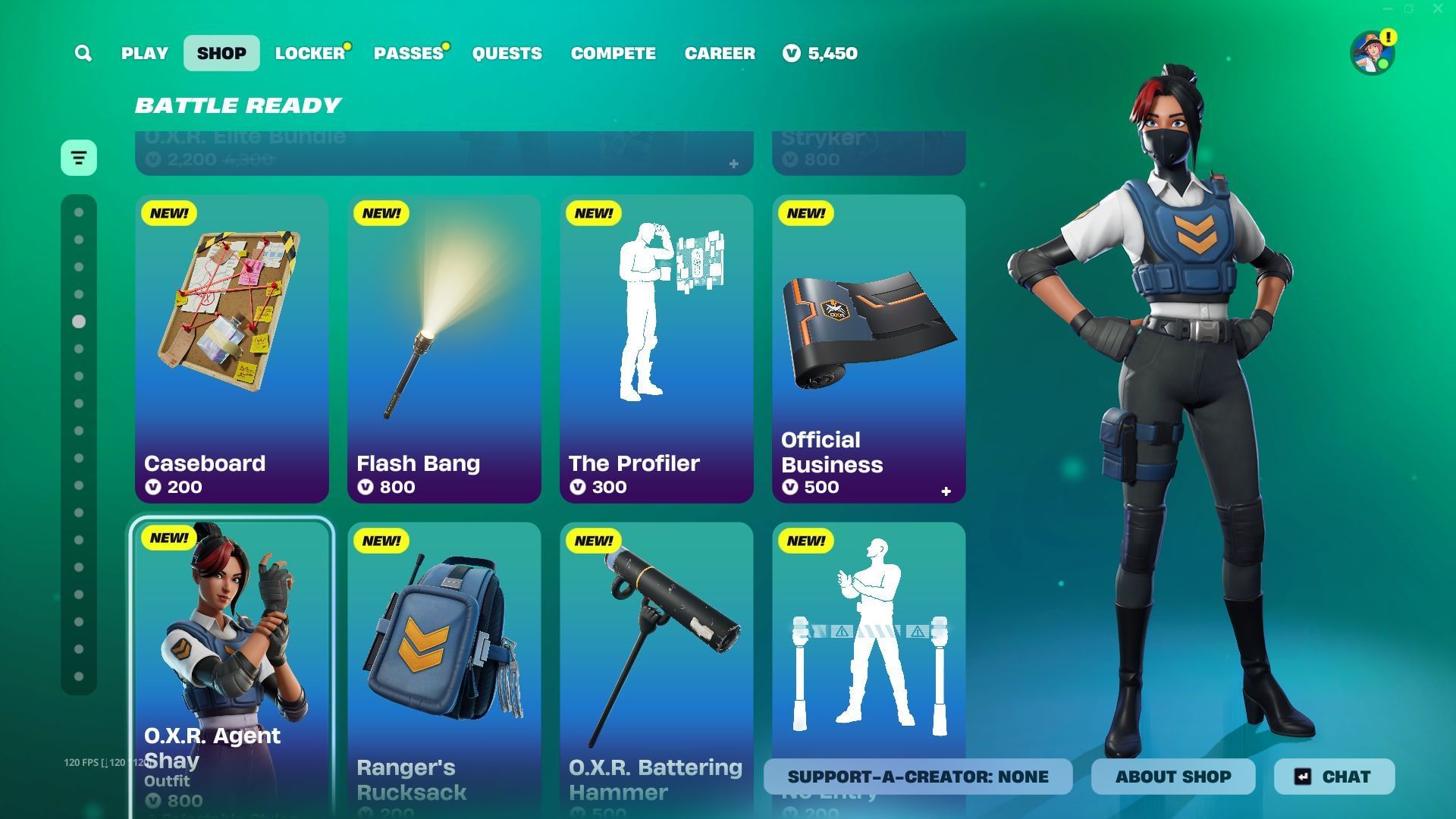 You can purchase the O.X.R. agent skins in Fortnite separately as well (Image via Sportskeeda Gaming || Epic Games)