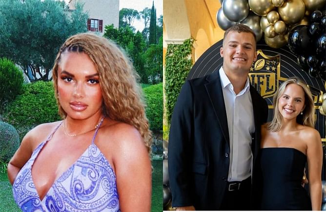 Mason Taylor’s GF, Sage Wagner, drops 2-word reaction as Jets TE’s aunt Joy Taylor recaps Lisbon vacation