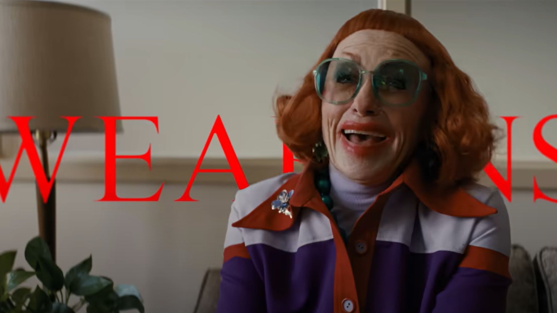 Gladys is a mystery throughout (Image via YouTube/Warner Bros.)