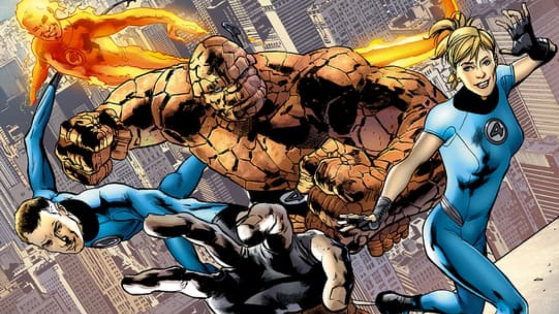 The four superheroes in the comics (Image via Marvel)