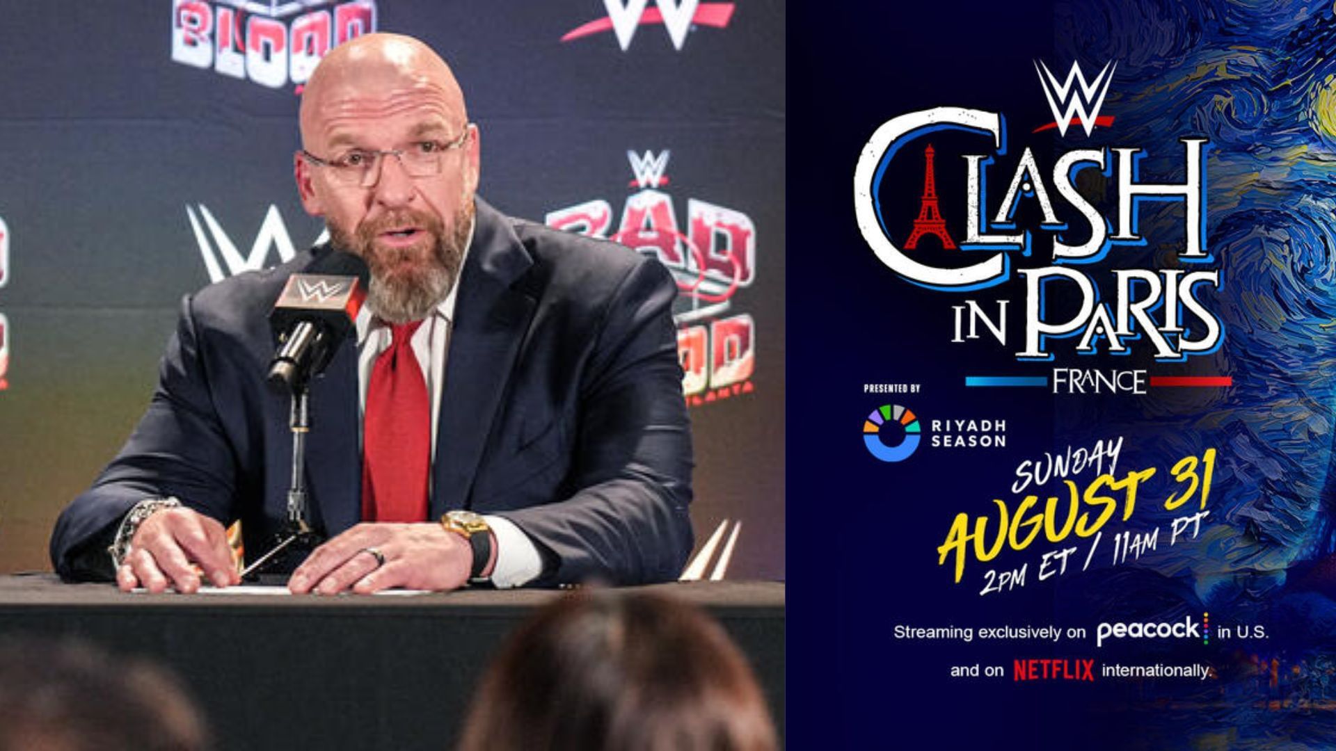 Triple H during the Bad Blood Press Conference [Image Credits: WWE.com]