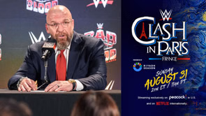 Triple H may have subtly confirmed a new WWE champion will be crowned at Clash in Paris