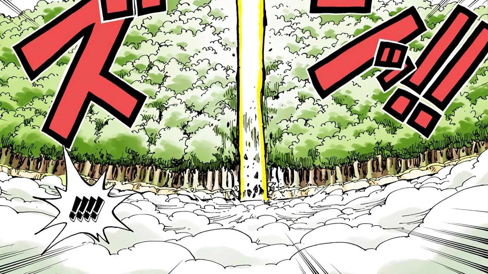 Pagaya&#039;s fake death in the One Piece manga (Image via Shueisha)