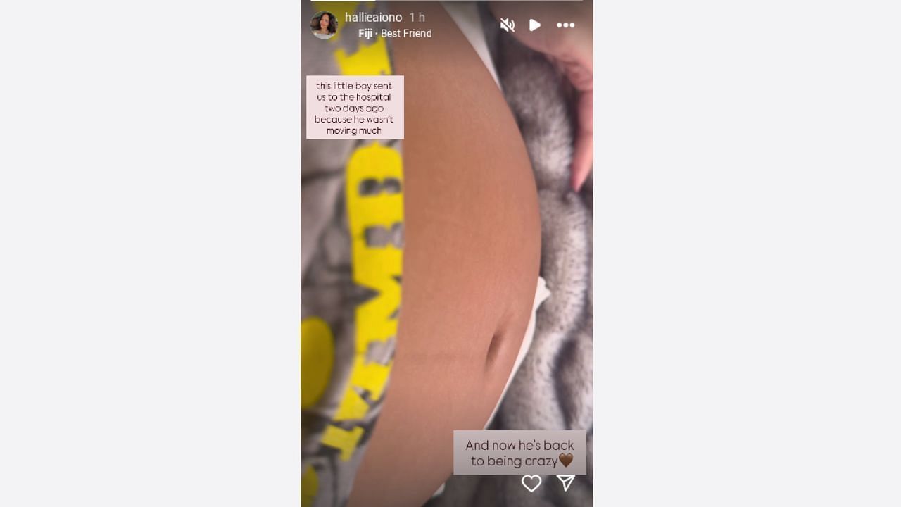 Source: (Via Instagram/ @hallieaiono)