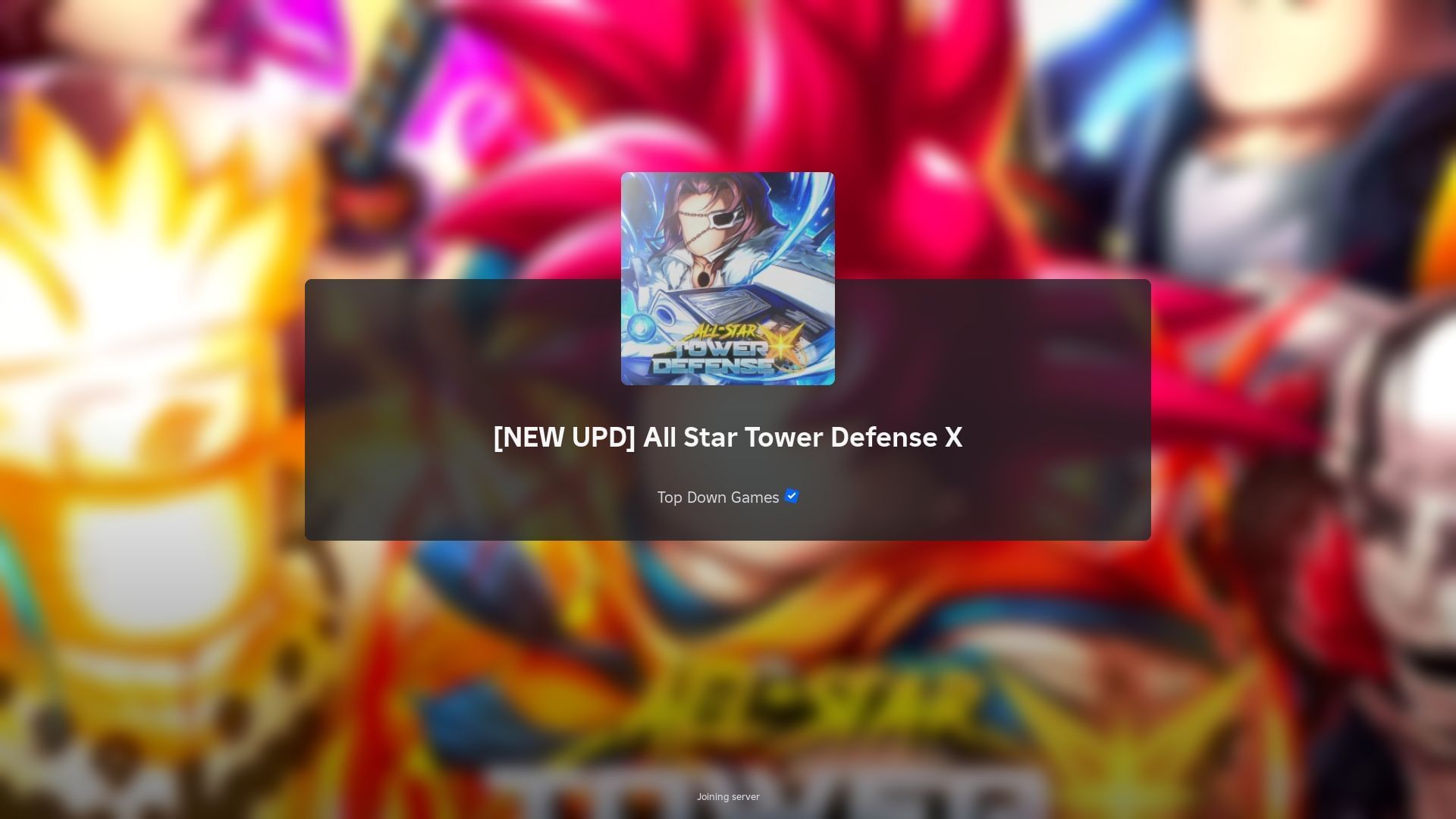 Roblox All Star Tower Defense X