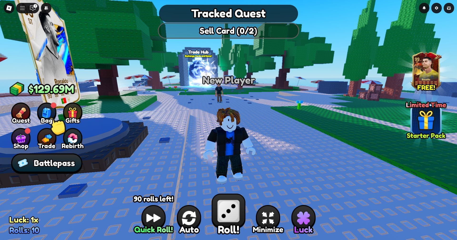 Claim your free rewards (Image via Roblox)