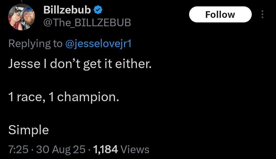 Screenshot of the tweet