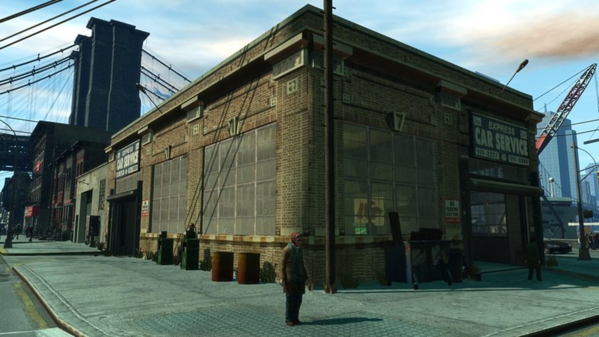 This mod adds new life to the buildings in Grand Theft Auto 4 (Image via Rockstar Games)