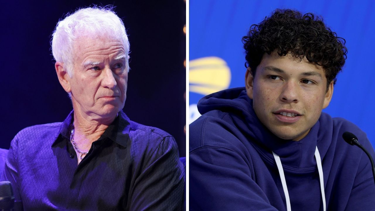 Ben Shelton, John McEnroe - Image Source: Getty