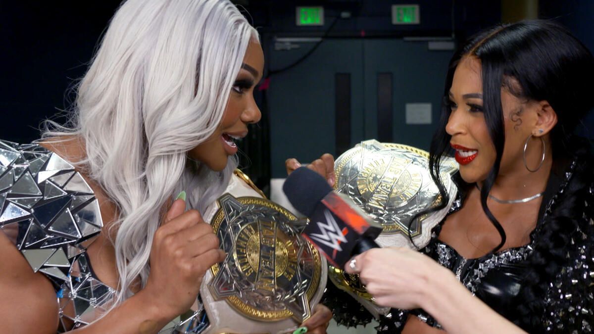 Jade Cargill and Bianca Belair. (Photo: WWE.com)
