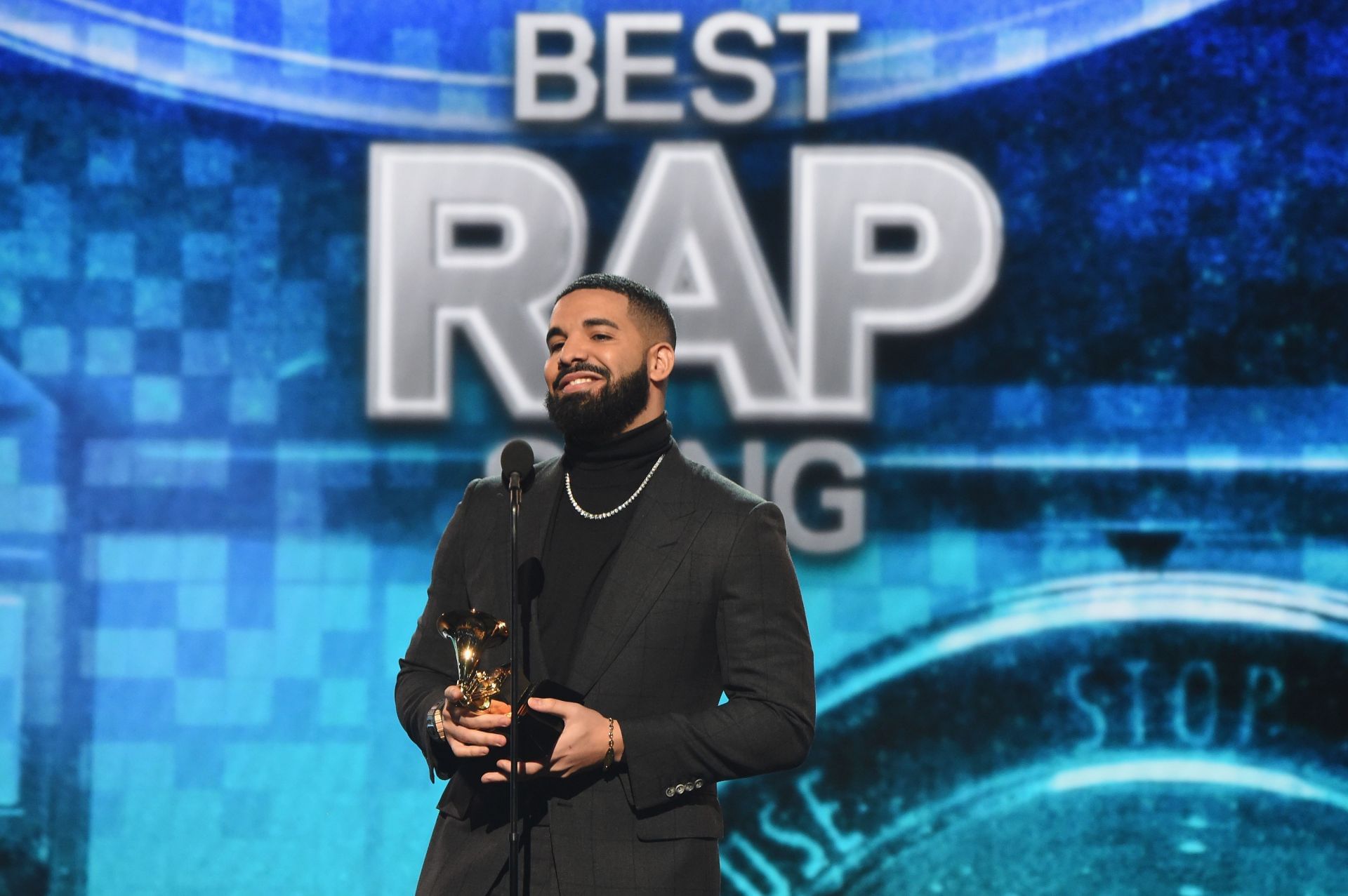 Drake at the 61st Annual GRAMMY Awards (Image via Getty)