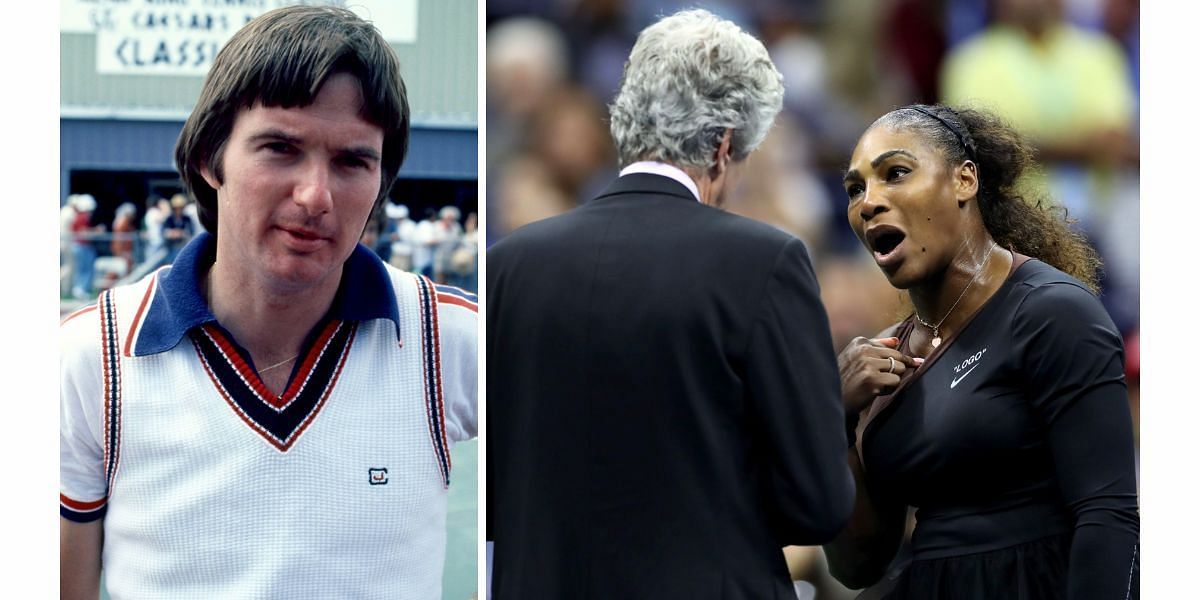 Jimmy Connors (L) and Serena Williams (R) (Image Source: Getty)
