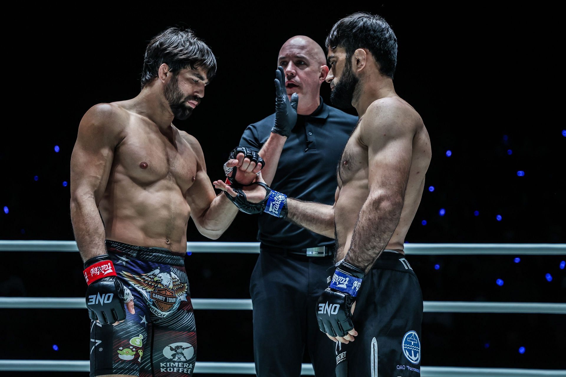 Garry Tonon (L) and Shamil Gasanov (R) | Image by ONE Championship