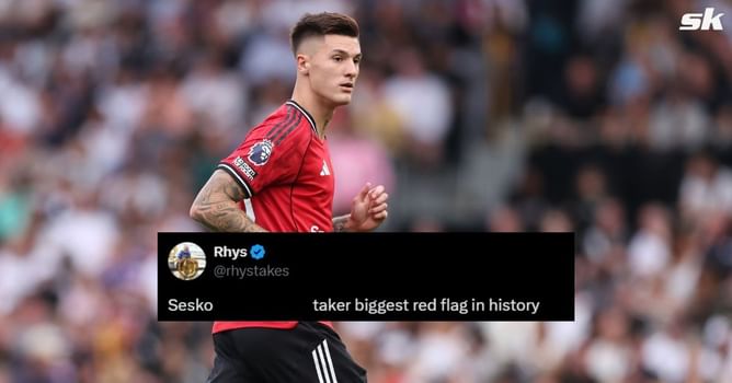 "Biggest red flag in history" - Rival fans slam Manchester United star Benjamin Sesko for his 'utter cowardice' in penalty shootout loss to Grimsby