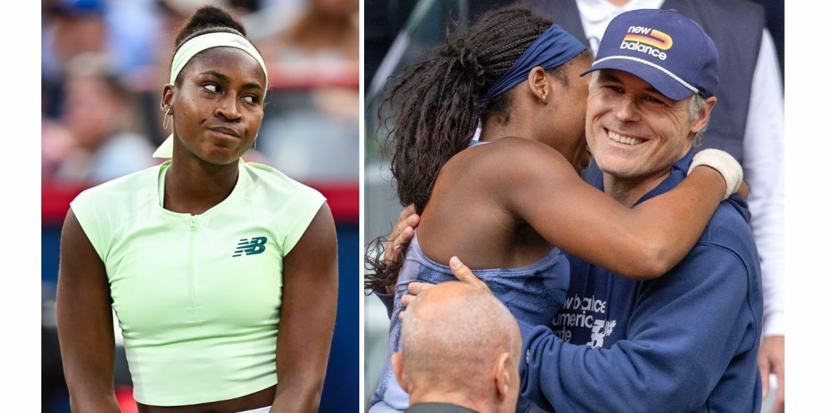 Coco Gauff with her ex-coach Matt Daly (Image Source: Getty)