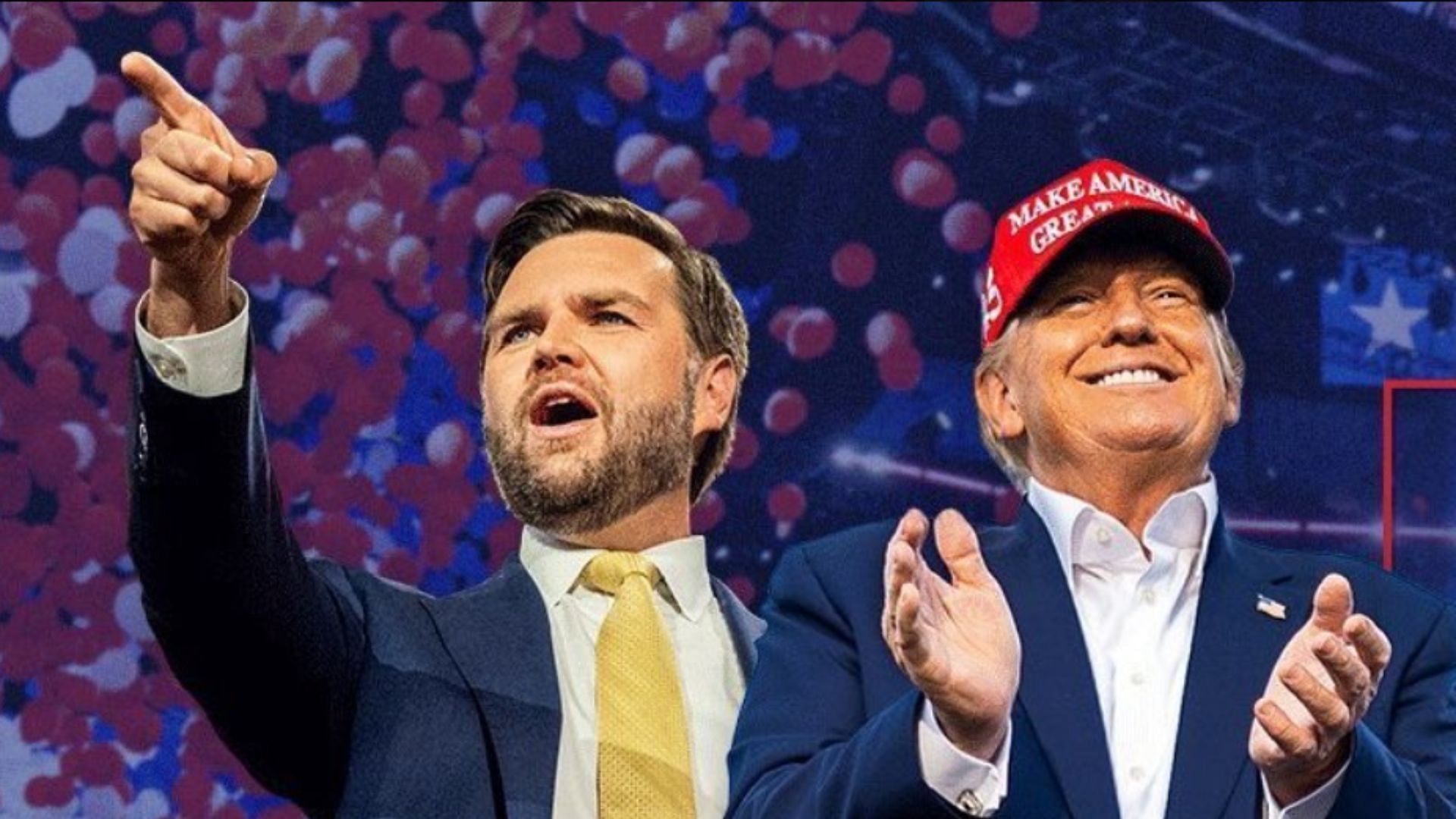 JD Vance and Donald Trump (Image via X/@JDVance)