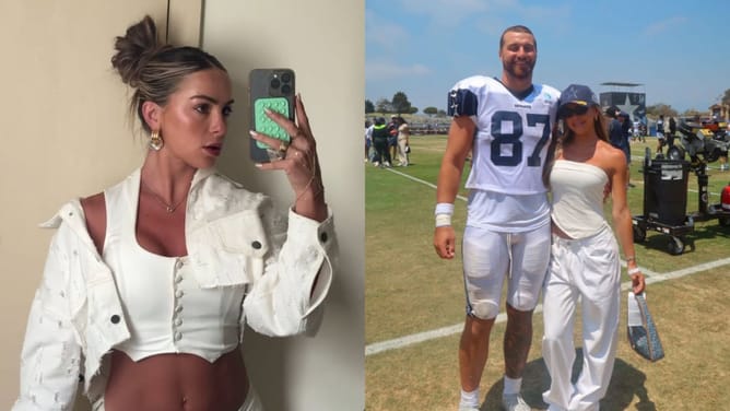 "I was excited to see it all": Ex-Miami hooper Haley Cavinder recounts visit to Cowboys camp in support of fiancé Jake Ferguson
