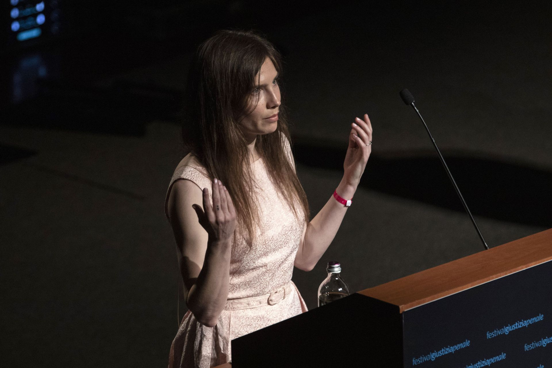 Amanda Knox Addresses The Italy Innocence Project (Image via Getty)