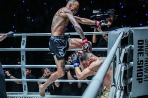 “I didn’t expect this” - Regian Eersel surprised himself with quick finish of George Jarvis at ONE Fight Night 34