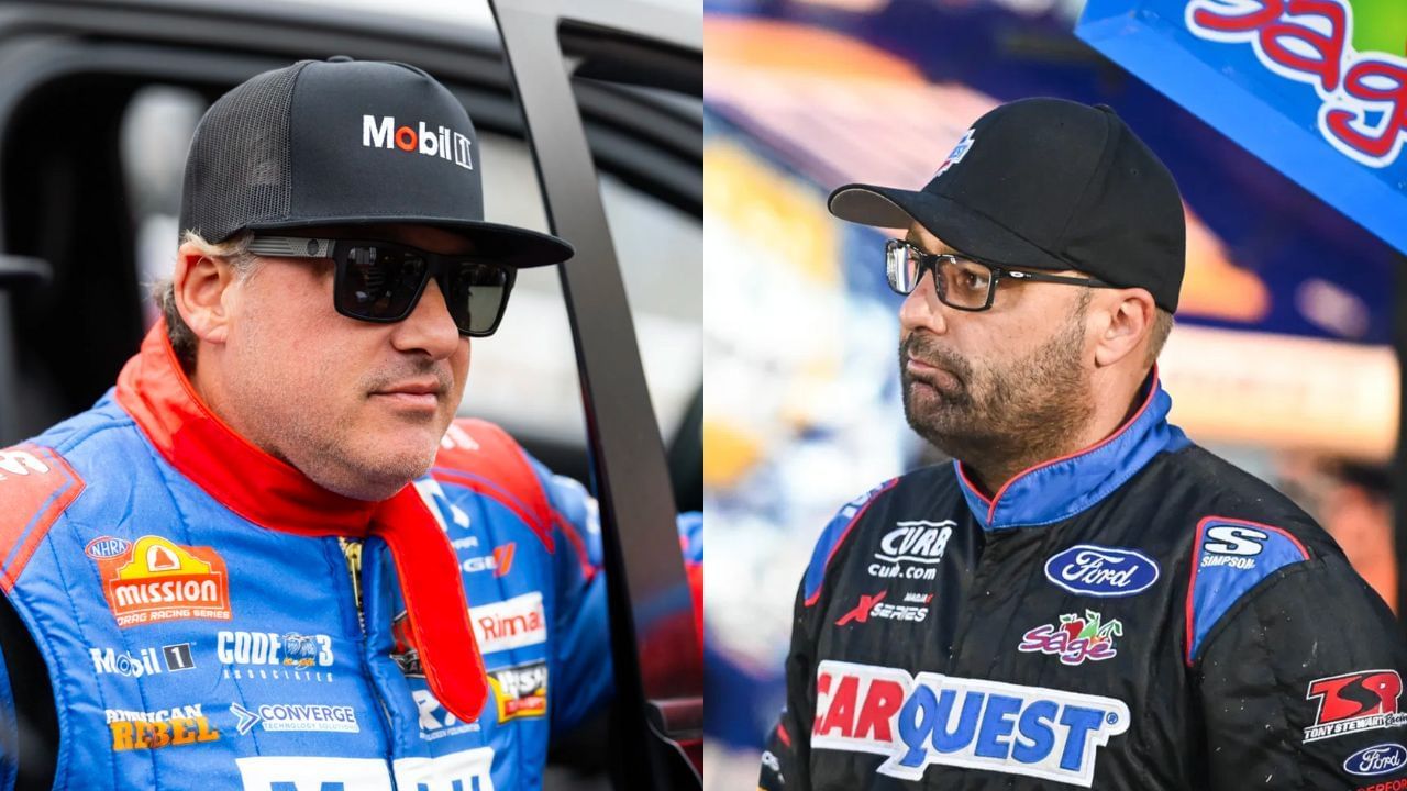 Tony Stewart (left) and Donny Schatz (right). Source: IMAGN