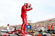 Charles Leclerc celebrates after taking pole at the F1 Grand Prix of Hungary - Qualifying - Source: Getty