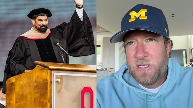 "He's soft and Michigan has broken him": Dave Portnoy takes brutal shot at Ryan Day while taking jab at OSU booers