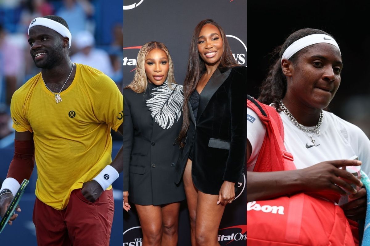 Frances Tiafoe, Serena Williams, Venus Williams, and Hailey Baptiste - Source: Getty
