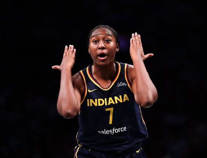 Aliyah Boston uses one heartfelt word to describe insane double-double performance in Fever's win over Sparks