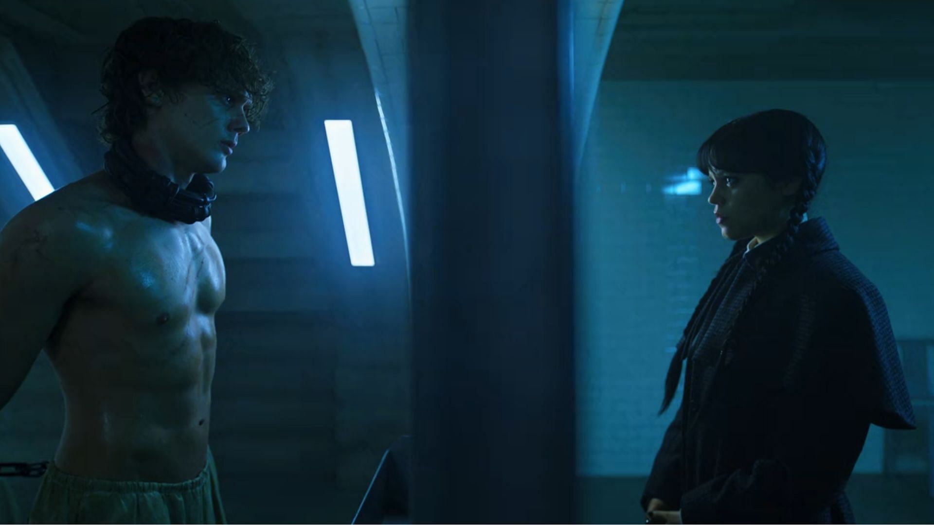 Fans discuss the fate of Tyler and Wednesday for the upcoming episodes of Wednesday season 2 (Image via Netflix)