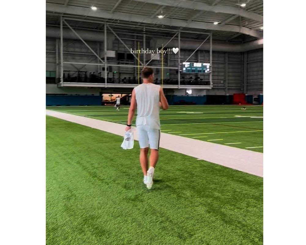 Nicolette Dellanno shared IG story for the Miami Dolphins QB on his 26th birthday [IG/@_nicolettewilson]