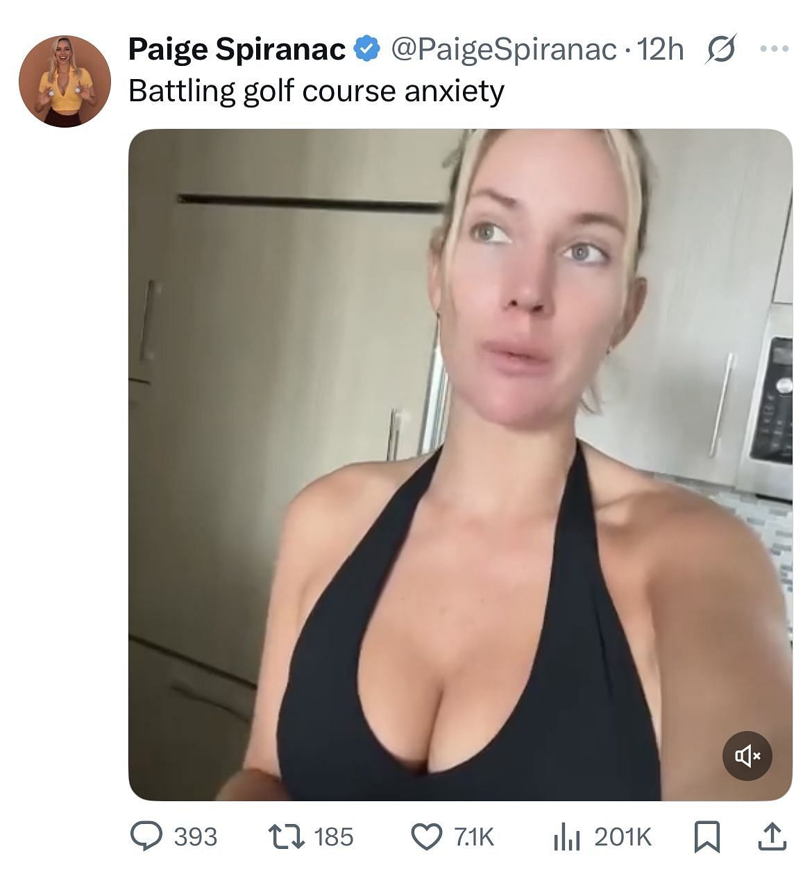 Image via Spiranac&rsquo;s X/@PaigeSpiranac