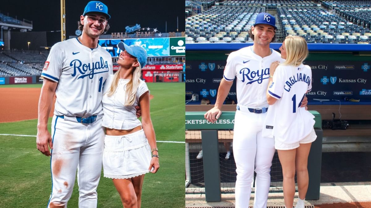 Jac Caglianone’s fiancee Elli shares sneak peek of her game day fun with hotdog and drinks at Royals rookie's rehab game