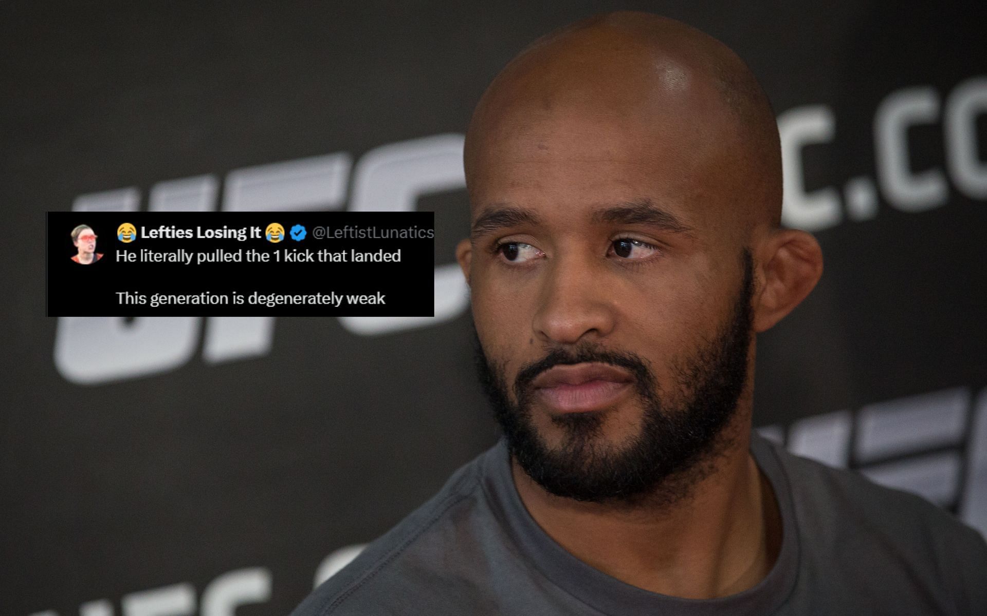 Fans react to Demetrious Johnson dropping an influencer on stream. [Image courtesy: Getty]