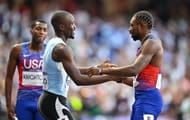 Lyles and Tebogo at Paris 2024 - Source: Getty