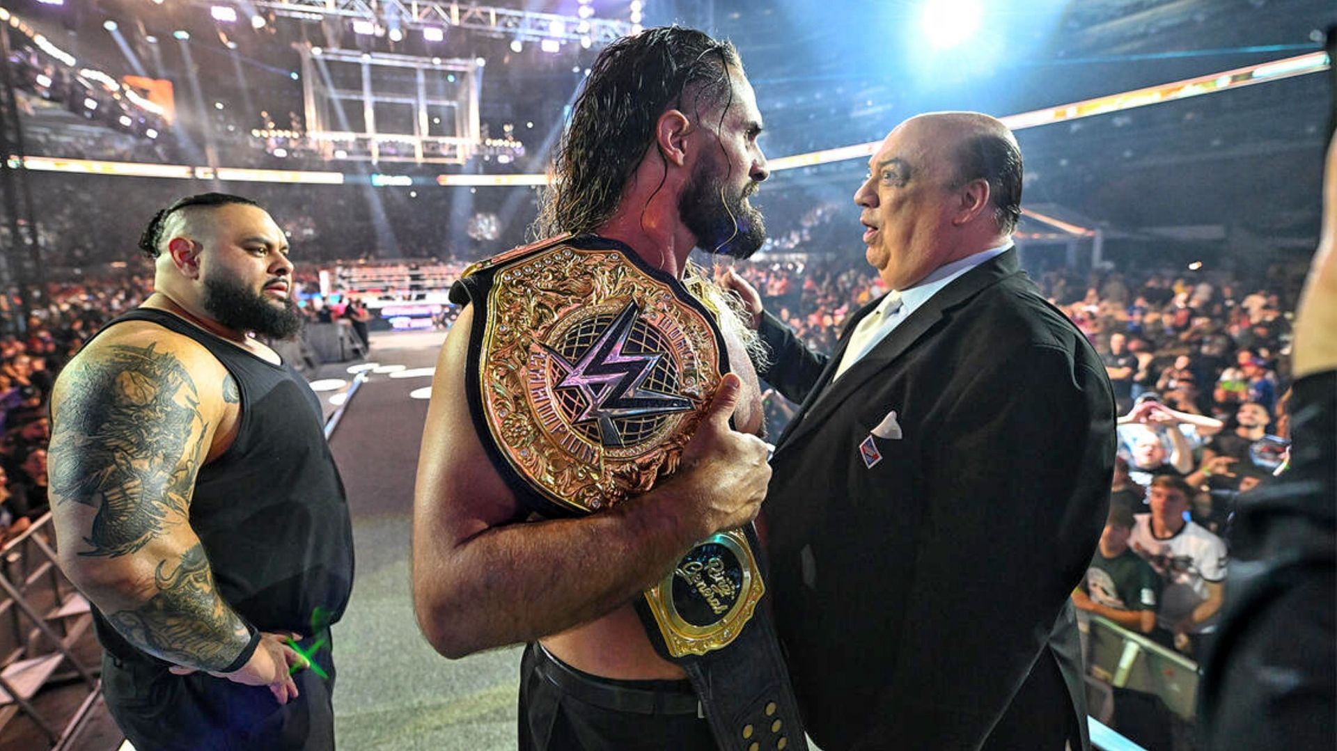 Bronson Reed, Seth Rollins, Paul Heyman