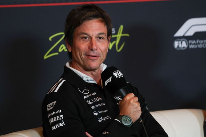 Mercedes boss Toto Wolff uses bizarre po*n analogy when asked about edited images of him and Max Verstappen from earlier in the season