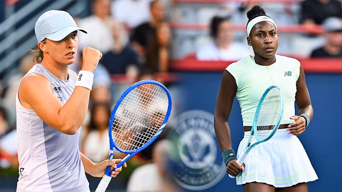 Coco Gauff vs Iga Swiatek: Battle for No. 2 seeding at US Open updated after Canadian Open exits