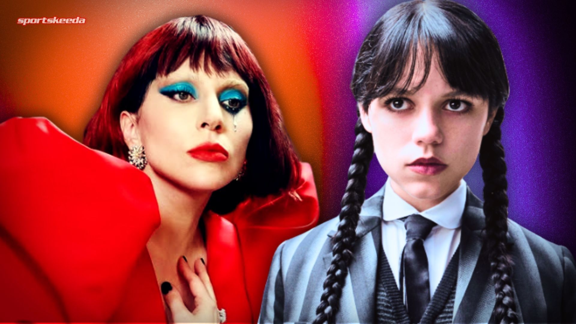 Lady Gaga joins Wednesday season 2 cast (Custom cover edited by Sportskeeda, Original Image [Netflix, @ladygaga/Instagram])