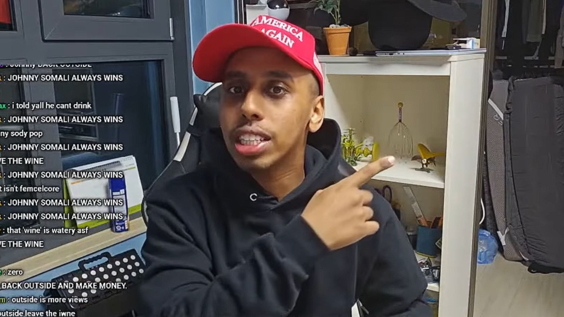 Johnny Somali admits to his crimes (Image via Johnny Somali/YouTube)